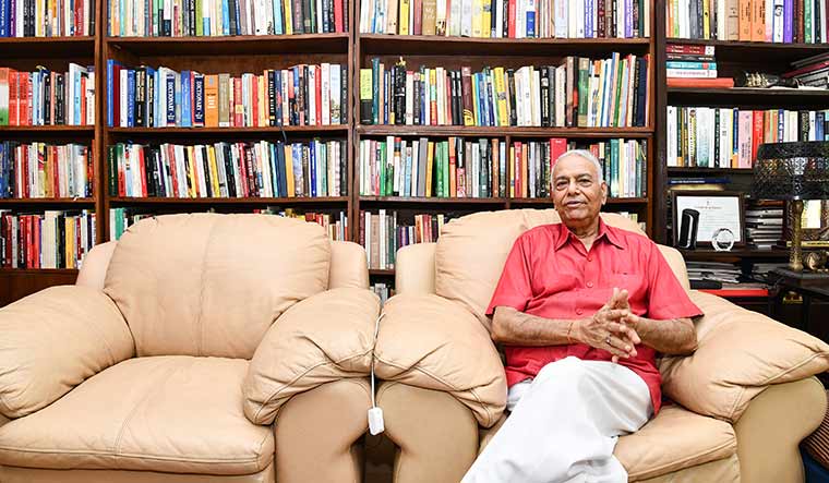 Principled fight: Opposition alliance’s presidential candidate Yashwant Sinha | Sanjay Ahlawat