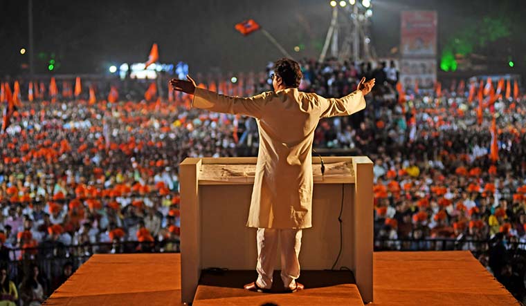 Popular push: Maharashtra Navnirman Sena chief Raj Thackeray at a rally in Mumbai | Amey Mansabdar