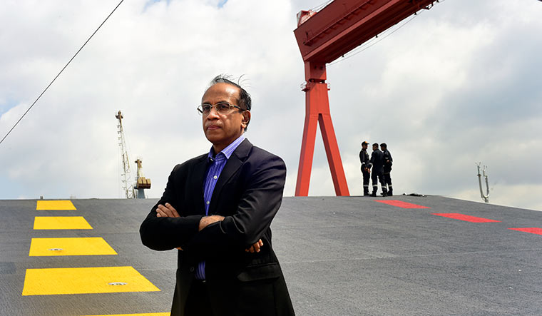 The man and the machine: Madhu nair, chairman and managing director, cochin shipyard, on top of Vikrant | Sanjoy Ghosh