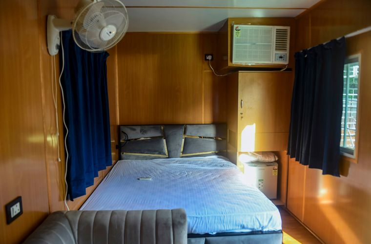 A bedroom inside a container | PTI