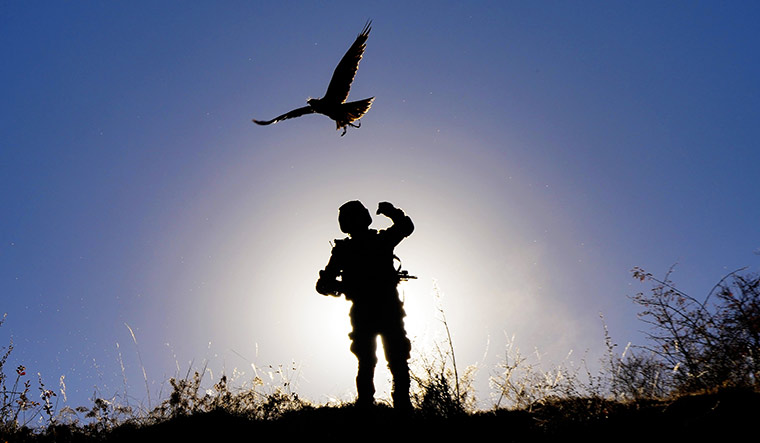 Flying high: An Indian Army soldier during an India-US joint exercise in Uttarakhand last year. The Army is on an overdrive to equip itself with the best array of weapons and systems | PTI