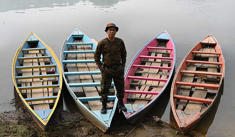 True freedom: Drishti Rajkhowa by the Chandubi lake.