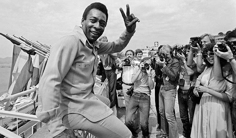 Darling of the crowd: Pele during the 34th Cannes International Film Festival in 1981 | AFP