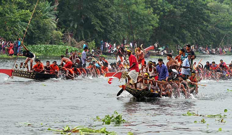 Rowing forward: The traditional boat race held on the day after Lakshmi Puja at Kotalipara in Gopalganj | Shutterstock
