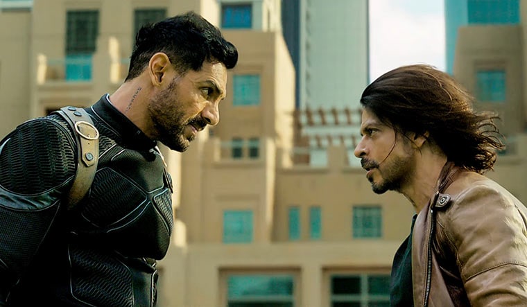 Screen, shot: Stills from Pathaan.