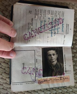 Joubert’s passport, issued in May 1947.