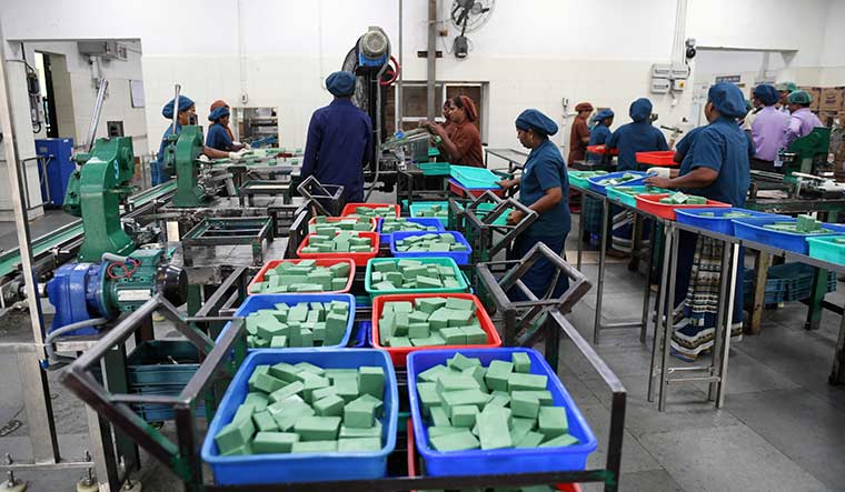 79-Workers-at-a-soap-factory--near-Chennai