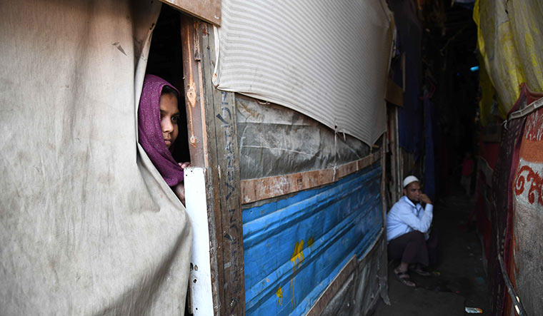 Picture of gloom: A shanty in the slum at Madanpur Khadar in Delhi | Sanjay Ahlawat