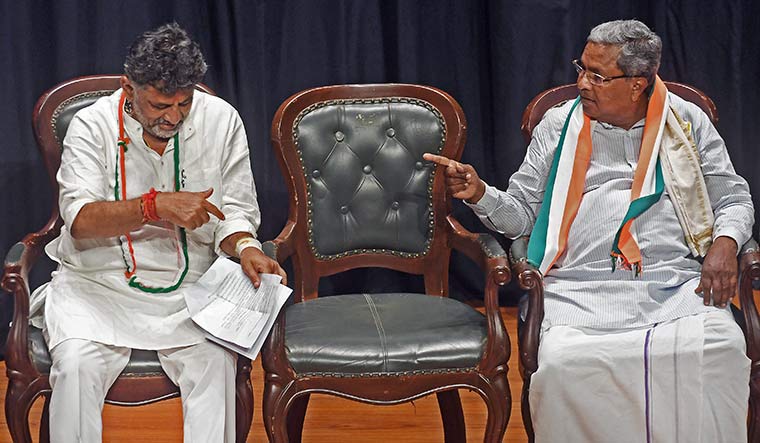 United front: Shivakumar and Siddaramaiah in Bengaluru after the Congress victory | Bhanu Prakash Chandra