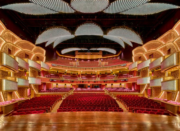 Building dreams: The Grand Theatre at the Nita Mukesh Ambani Cultural Centre.