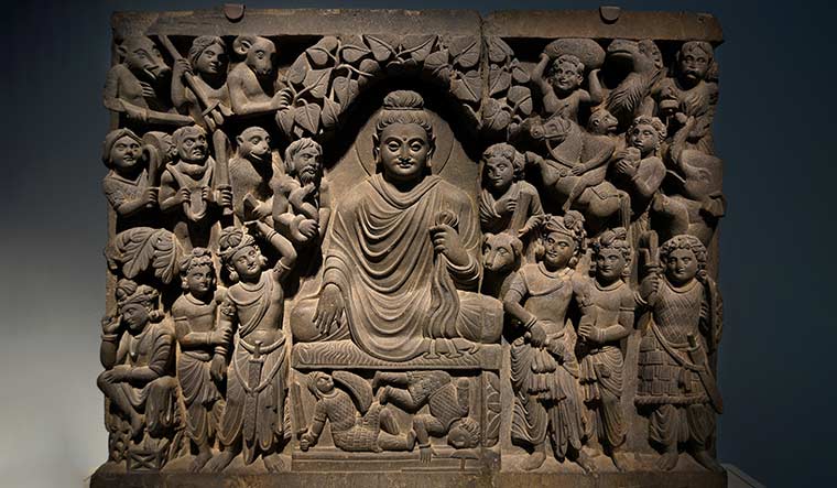 Preacher of equality: A carving, dated around 3 CE, depicting the enlightenment of the Buddha | Getty Images