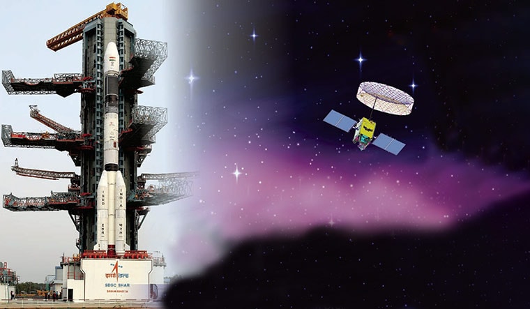 The latest frontier: India’s GSAT 6-A communications satellite and the GSLV rocket that launched it | Courtesy ISRO