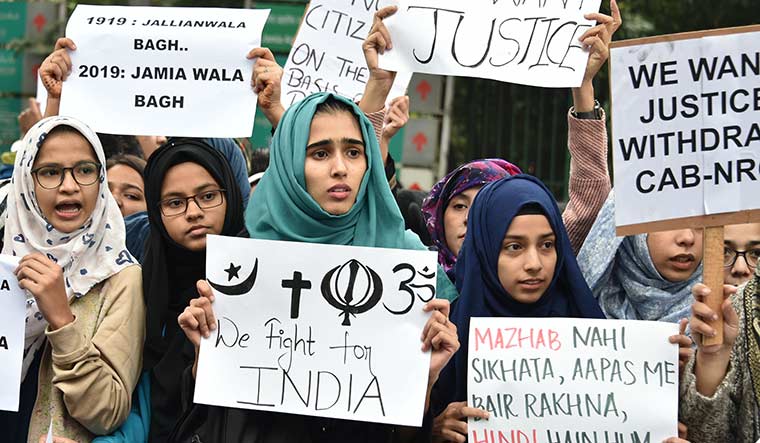 United they stand: Students protest CAA at Jamia Millia Islamia on December 17 | Aayush Goel