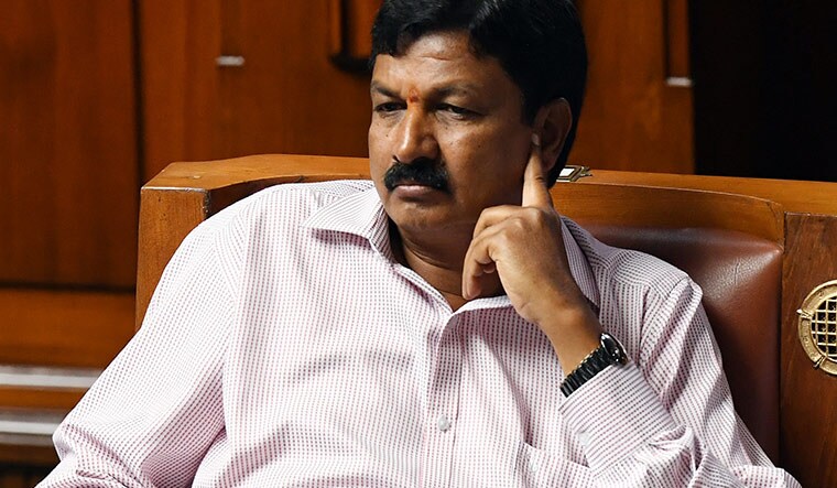 Rebel mode: Ramesh Jarkiholi came to the assembly after staying put in Mumbai for almost a month | Bhanu Prakash Chandra
