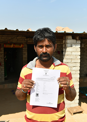 Uncertain future: Nootan Das got his Indian citizenship certificate in September 2019. But he is worried because his two daughters are still Pakistani citizens | Sanjay Ahlawat