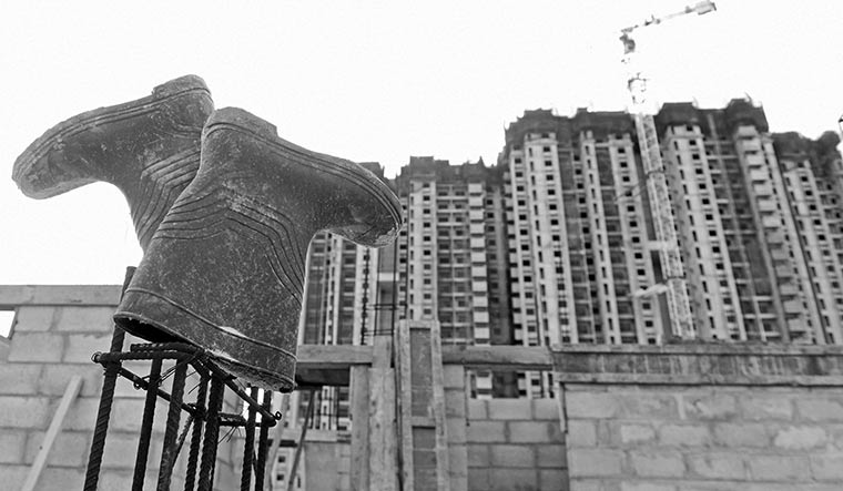 Bad times: Many realty projects have been paused because of the slow market and shortage of labourers | Bhanu Prakash Chandra