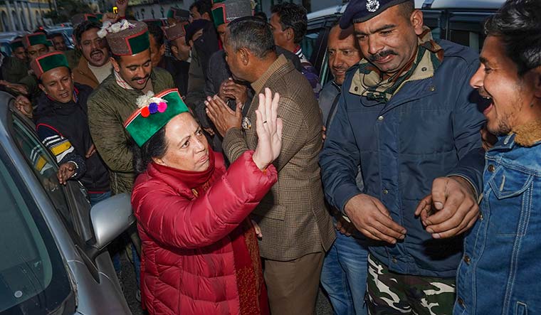 Staking claim: Himachal Pradesh Congress president Pratibha Singh | PTI