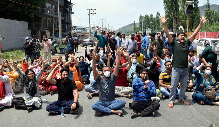Rising anger: Kashmiri Pandits in Srinagar protest targeted killings | Umer Asif