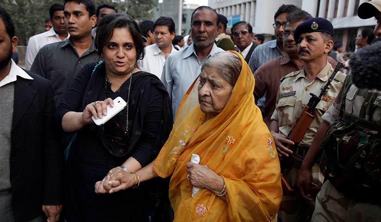Long legal battle: Teesta Setalvad (left) and Zakia Jafri | AP