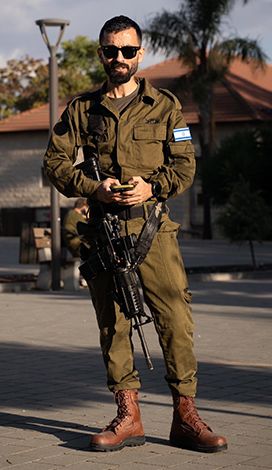 Mohammad Kabiya (in pic), an Israeli Arab who served in the IDF, said he was an Israeli citizen first and only then a Muslim, and blamed Hamas for doing something totally un-Islamic.