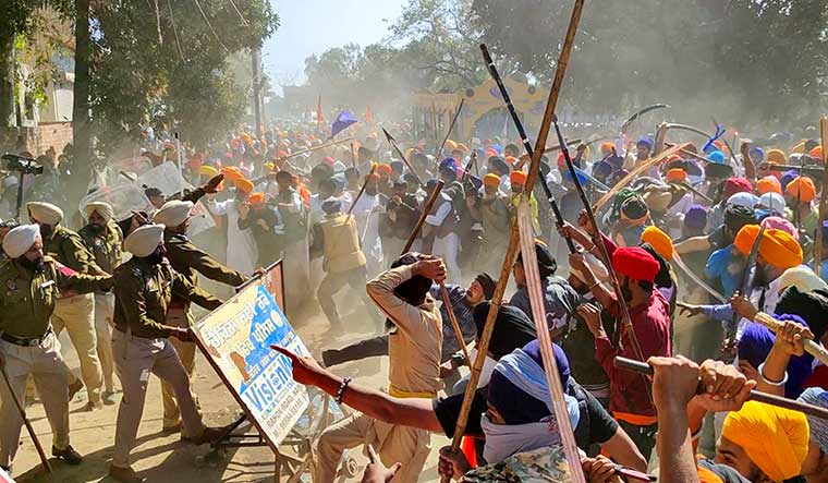 Amritpal's supporters broke through barricades and barged into the Ajnala Police Station in the outskirts of the Amritsar city earlier this month | PTI