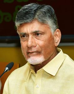 Former friends: Chandrababu Naidu.