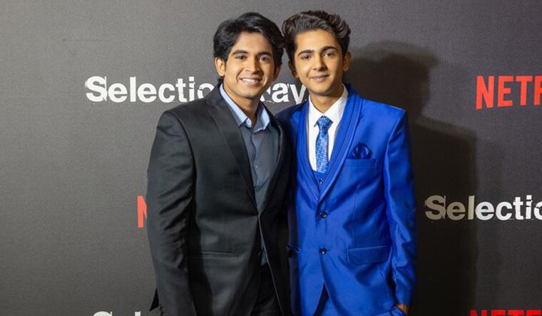 Passionate artiste: Mohammad Samad (right) with Selection Day co-star Yash Dholye.