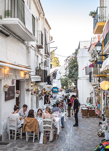 Taste, no haste: The streets of Old Town are lined with charming restaurants.