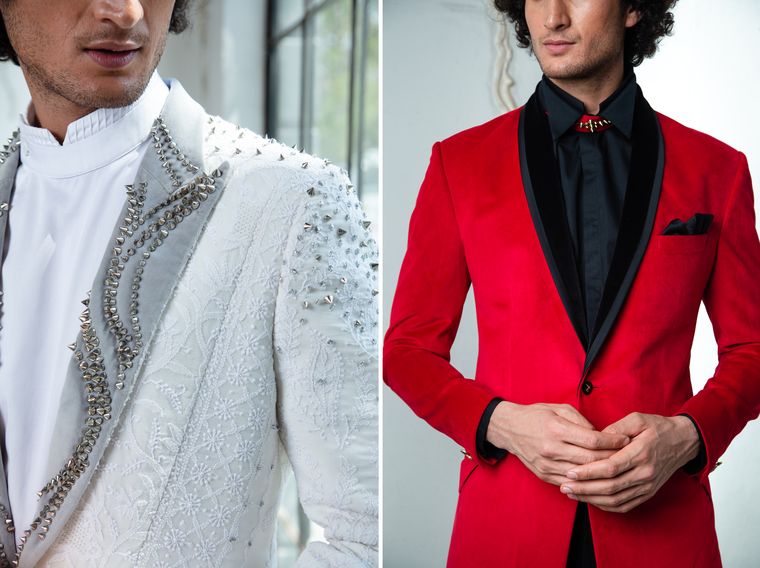 Embellished and zesty jackets from the collection of designer Gaurav Gupta.