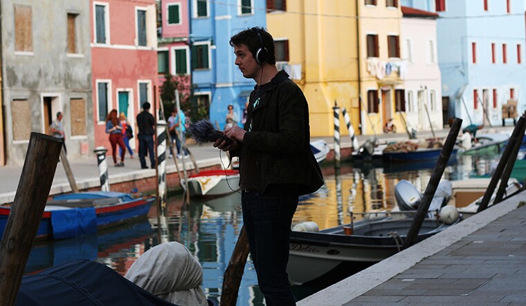 Recording in Burano . Lockdown sound art project