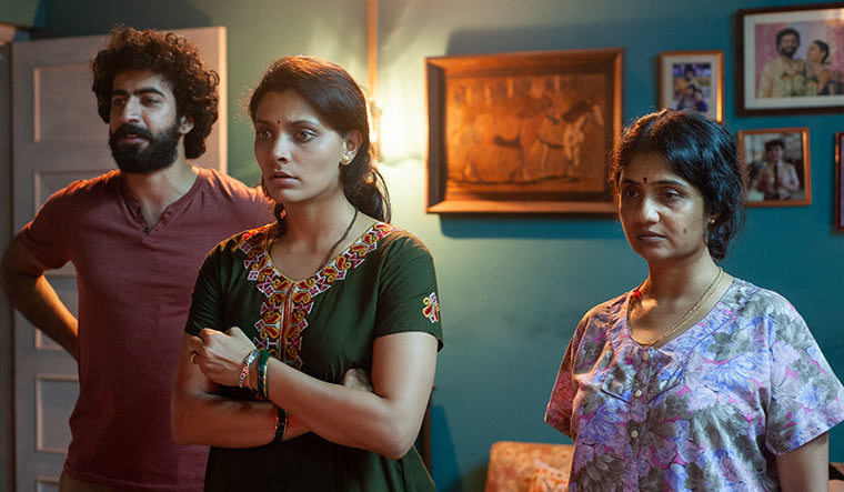 Love and thrill: Roshan Mathew, Saiyami Kher and Amruta Subhash in Choked  Paisa Bolta Hai.