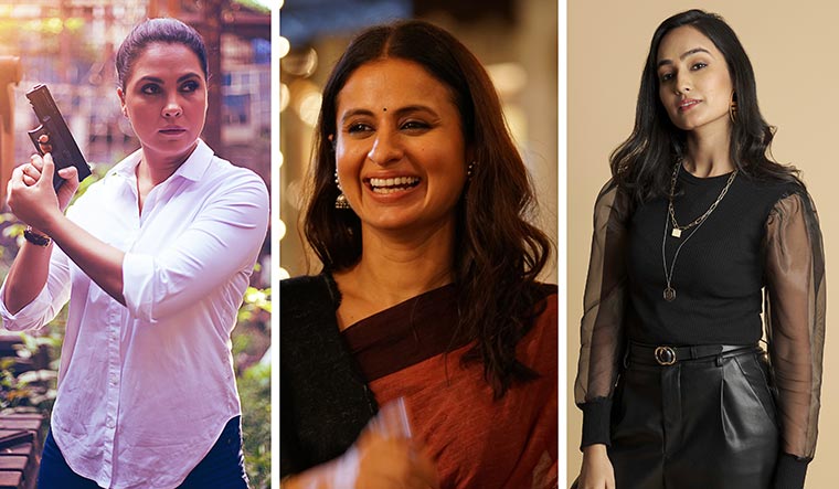 Leading ladies: (From left) Lara Dutta, Rasika Dugal and Monika Panwar.