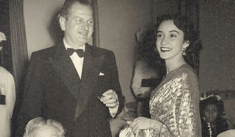 Victor Egan with his second wife nina