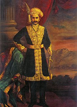 Skilled sketches: Ravi Varma’s painting of Chamarajendra Wadiyar, Maharajah of Mysore, seen here in the mid-1880s | Wikimedia commons; original from the Mysore Royal Collection