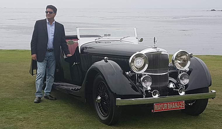 Nitin Dossa, chairman of the Vintage and Classic Car Club of India.
