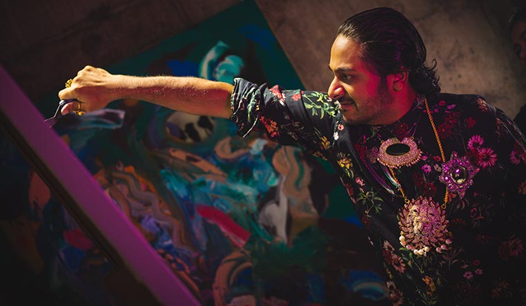 Hues of imagination: Raghava’s artworks