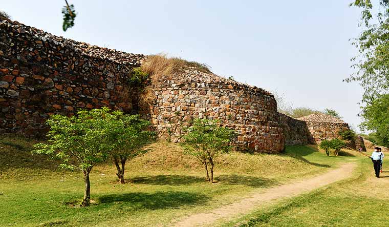 Blast from the past: A restored part of the wall of Lal Kot in Delhi | Arvind Jain