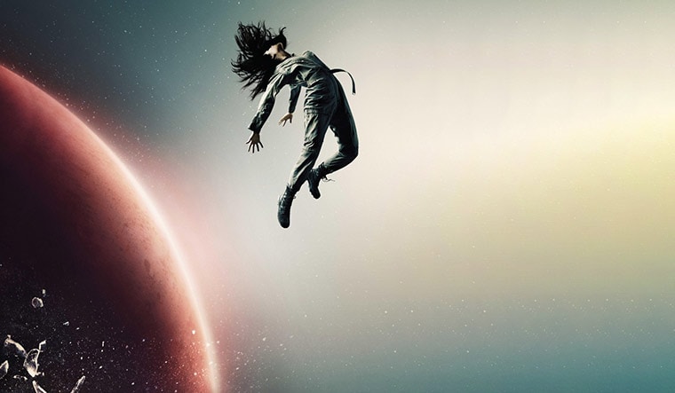 Watch this space: A poster of the Amazon show The Expanse.