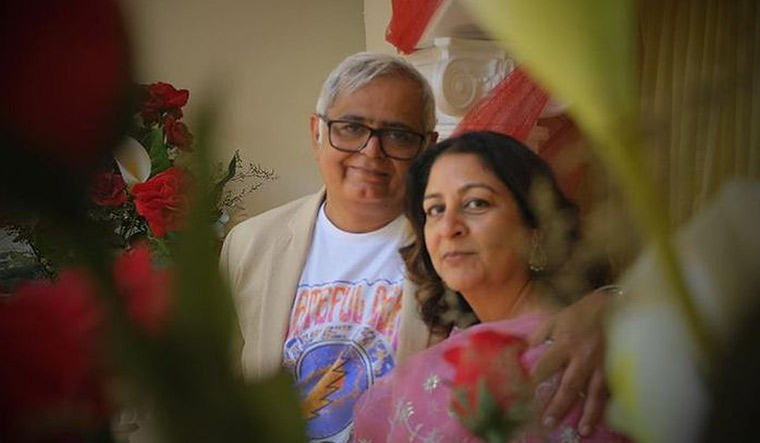 Hansal Mehta, filmmaker; seen with his wife, Safeena Husain | Instagram