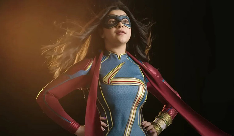 Fully charged: Iman Vellani as Ms Marvel.