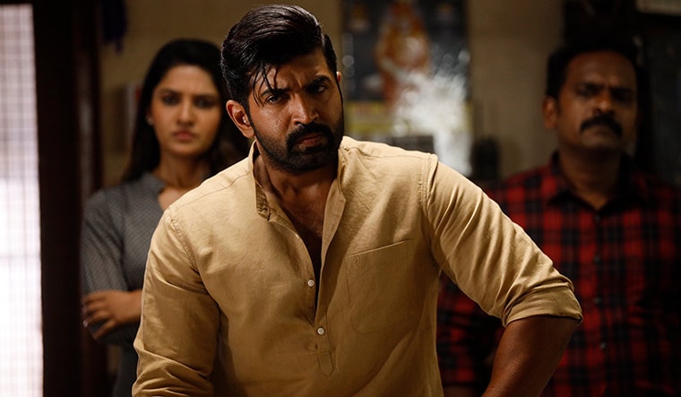 Hot on the trail: Arun Vijay plays a ruthless cop in Tamil Rockerz.