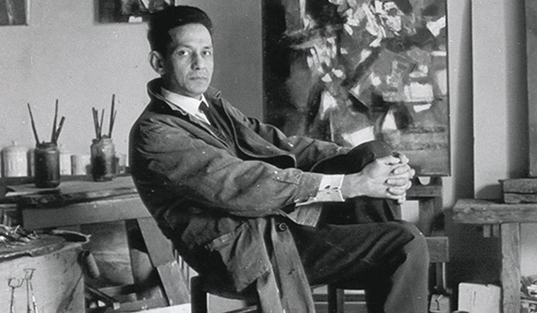 Immortal art: S.H. Raza in one of his Paris studios. The photograph is from Sayed Haider Raza, edited by Ashok Vajpeyi and published by Mapin Publishing with The Raza Foundation | Courtesy The Raza Foundation, New Delhi