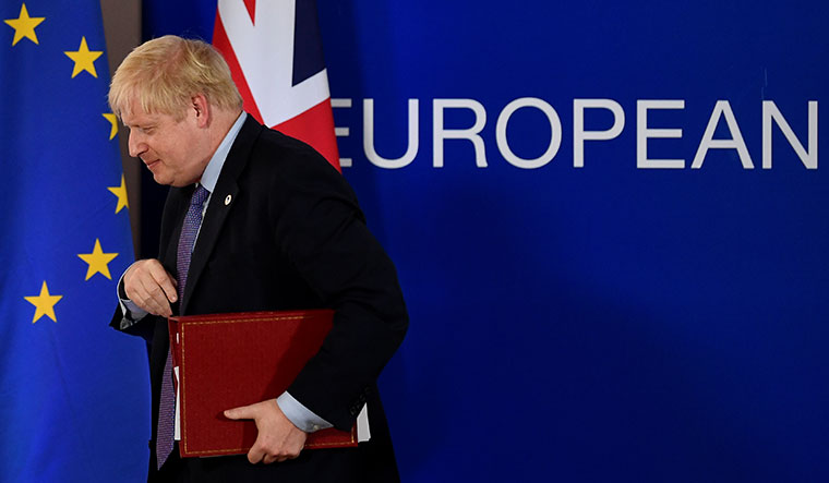 Caught in the muddle: Johnson might push for elections as the parliament has forced another Brexit delay | Reuters