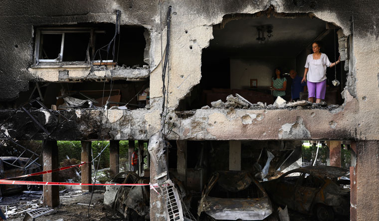 Unpleasant view: Damage done by Hamas rockets in Israel | AP