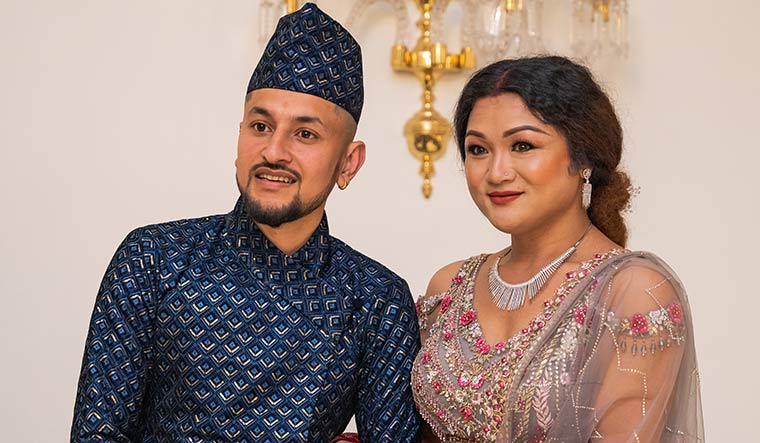 Dream comes true: Surendra Pandey and Maya Gurung.