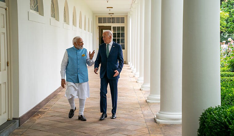 Warm vibes: Prime Minister Modi with President Biden at the White House | AP