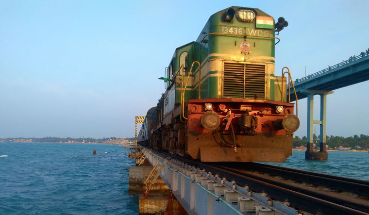 Track record: In four months, Monisha Rajesh covered 25,000 miles on various trains