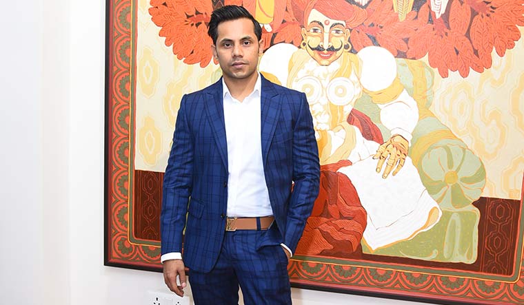 Fight for transparency: Art connoisseur asif kamal who sued christie’s in 2015 for having allegedly put up a fake s.h. Raza for auction.