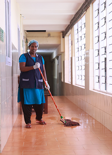 KUNJUMOL JOSEPH, Hospital cleaner, Kerala | C.S. Mukesh