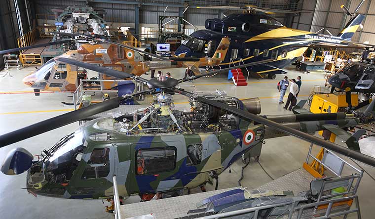 Ready to soar: The final assembly hangar of the light utility helicopter at HAL, Bengaluru | Jagadeesh N.V.